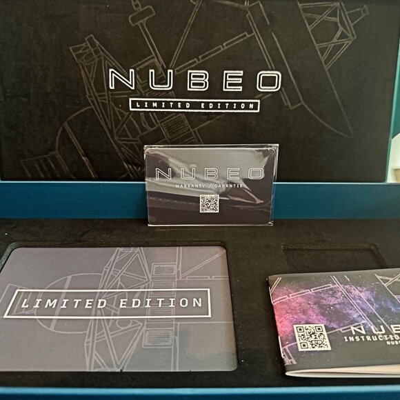 Nubeo Men's 48mm Magellan Chronograph Limited Edition Watch with Rubber Straps - Picture 2 of 14